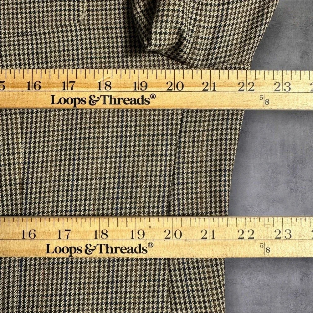 RALPH LAUREN Mens Blazer Sport Coat Sport Two Button Jacket 42R Wool Tan/Brown